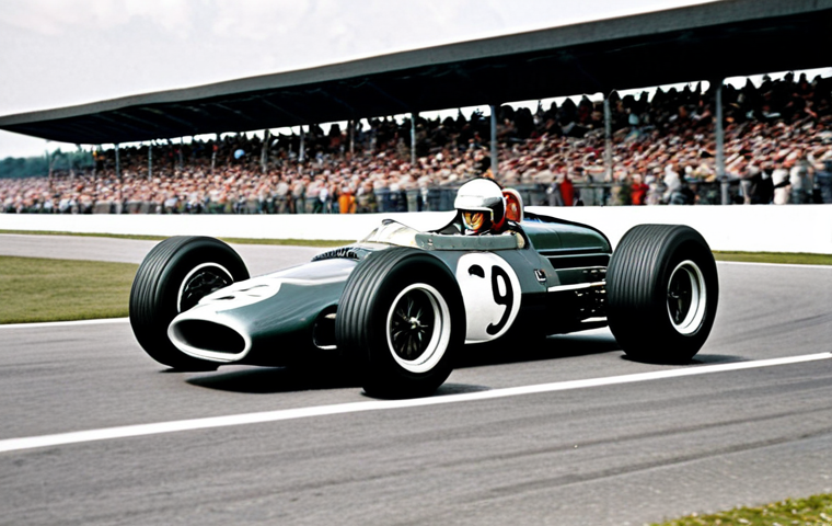 F1 역사적 사건 - Modern F1 Pit Stop**

"A bustling Formula 1 pit stop scene during a race, mechanics in team uniforms...