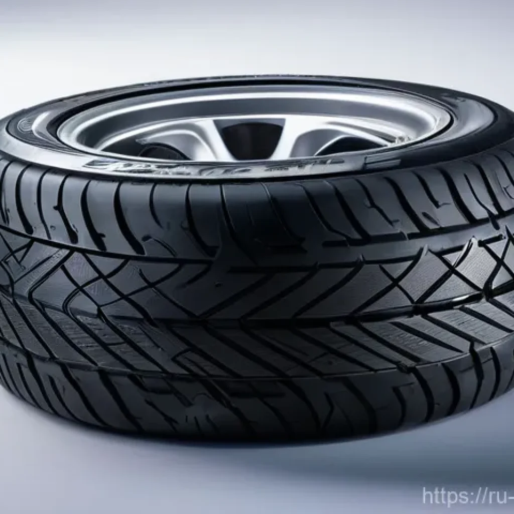 모터스포츠 전용 타이어 브랜드 - **"The Intricate Alchemy of Racing Tire Compounds"**: A hyper-realistic, close-up shot of a high-per...