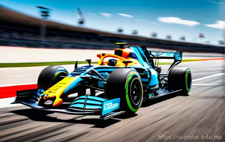 F1 중계 기술 발전 - **Prompt 1: Dynamic Onboard View and Pit Stop Action**
"A thrilling composite image capturing th...