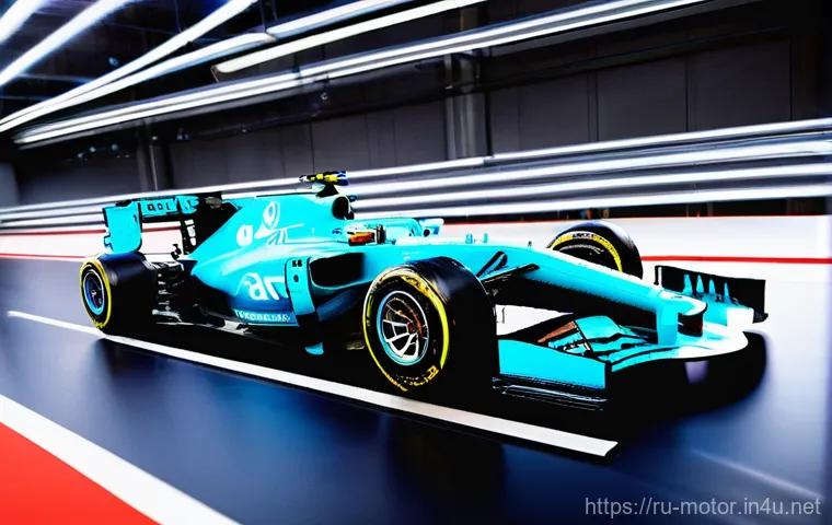 F1 머신 공기역학 설계 - **Prompt: The Art of Downforce on Track**
"A low-angle, dynamic shot of a futuristic Formula 1 c... F1 머신 공기역학 설계 - **Prompt: The Art of Downforce on Track**
"A low-angle, dynamic shot of a futuristic Formula 1 c...