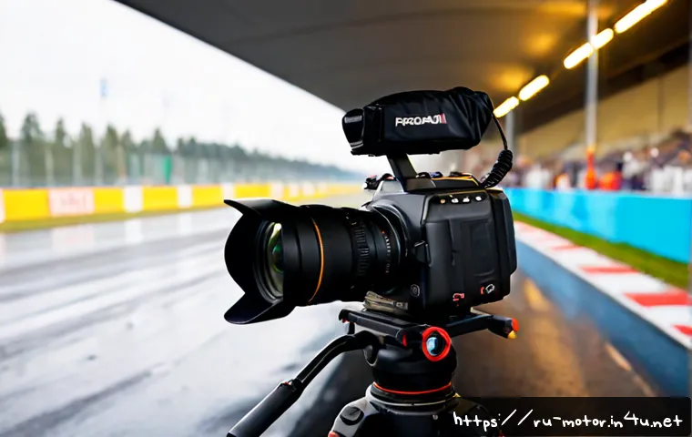 Home 17 모터스포츠 카메라 워크 - Photorealistic motorsport camera work at a Russian racing circuit, professional camera operator in w...